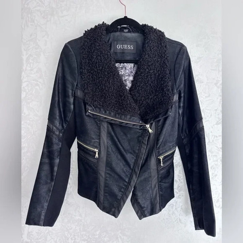 Guess faux leather lined - guess,