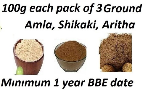 Pack ground amla reetha - of, amla,