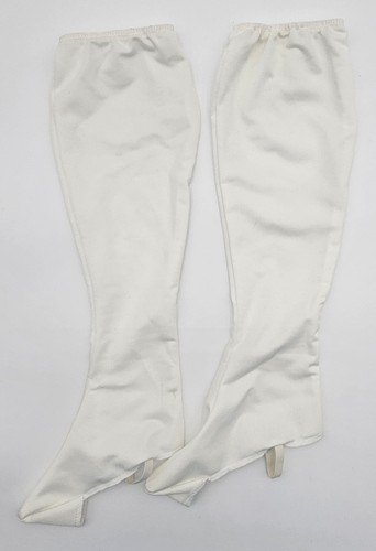 Vintage white spandex - white, knee