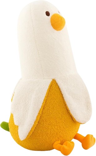 Banana duck teddy stuffed - duck,