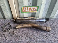 98-2000 YAMAHA R1 4XV MICRON EXHAUST SILENCER CAN MUFFLER WITH LINK PIPE