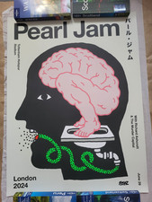 Pearl Jam Poster London Cancelled Show 29th June 2024