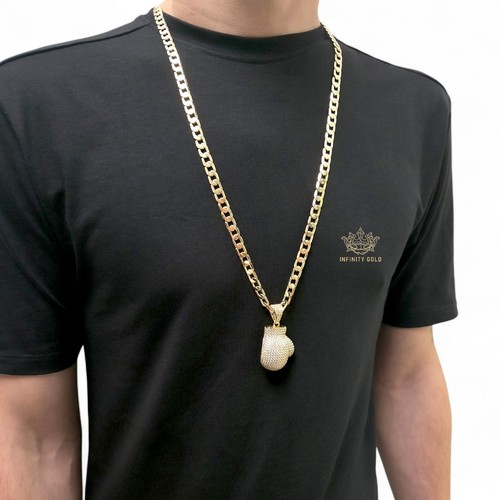 Mens 9ct gold boxing - mens, glove