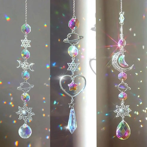 Crystal wind chime - wind, rainbow