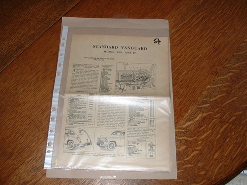 Standard vanguard 20s motor - 20s,