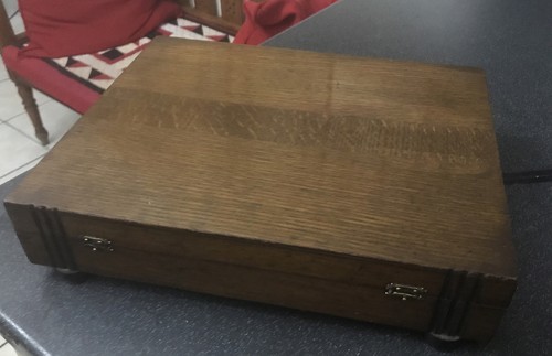 Antique empty wood deco shape - empty,