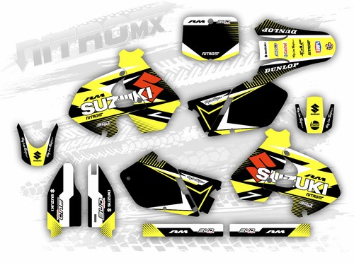 Graphics kit for suzuki 125 - for, rm