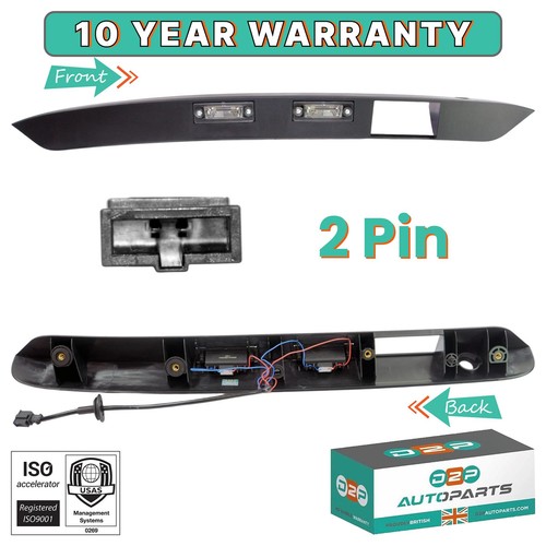 Rear number plate trim - number,