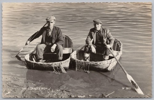 The coracle men postcard - the,