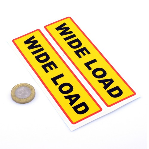 Wide load stickers - 150mm, x2