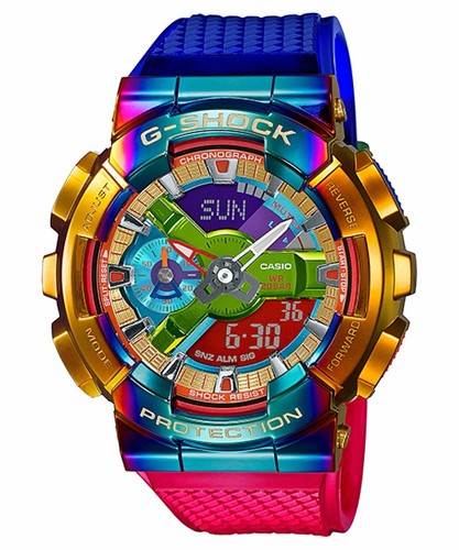 Casio rainbow shock metal - casio,