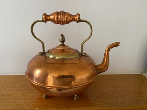 Copper kettle with - with,