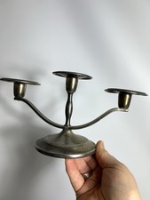Vintage Candelabra - Antique Silver Plated Candle Holder - GC