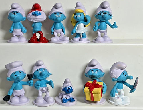Smurfs mini figures lot - figures,