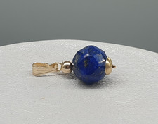 9ct Yellow Gold Lapis Lazuli