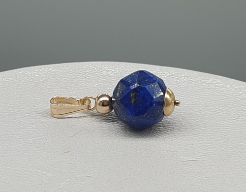 9ct yellow gold lapis - gold, lazuli