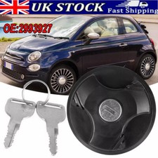 FOR FIAT 500 / 500C 2007-2016 FUEL PETROL DIESEL FILLER LOCKING TANK CAP & 2KEYS