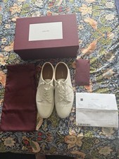 John Lobb Molton Natural Grain Calf White UK 10