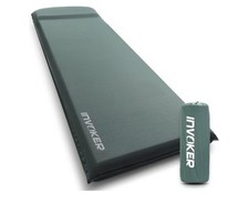 INVOKER Self Inflating Memory Foam Camping Sleeping Mat, Built in Pillow NEW