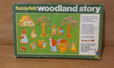 Vintage 1980 fuzzy-felt woodland story childrens craft set boxed Age 3-8 years.