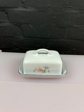 Denby Encore / Sweet Pea Loop Handle Covered / Lidded Butter Dish