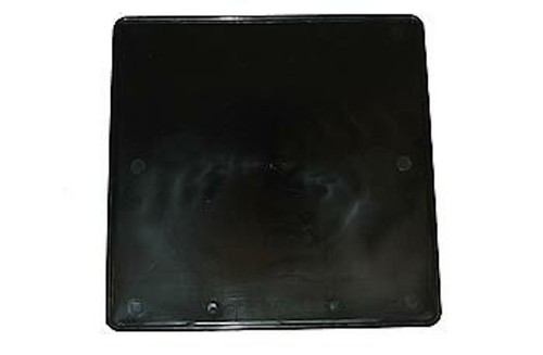 Kart number plate board black - plate,