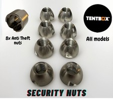 8x Security Locking Nuts For