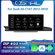 Car Radio For Audi A6 C7 A7 2012-2018 GPS Video Player CarPlay Stereo IPS Screen