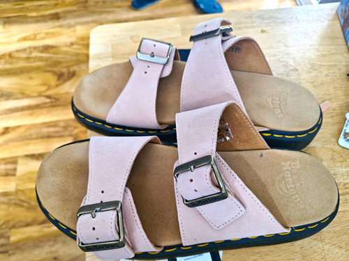 Martens pink leather - dr., slip