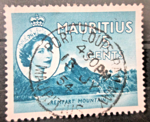 1954 blue mauritius - 1954,