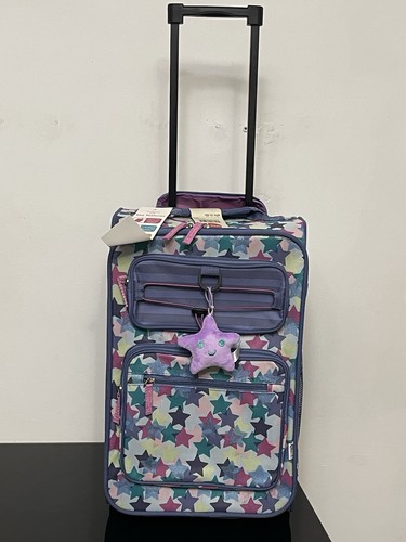 Carry suitcase purple - on,