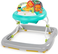 Bright Starts, Zig Zag Zebra Baby Walker with Removable Activity Toy Station, A