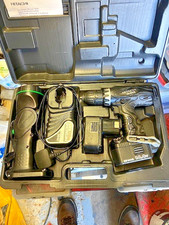 Hitachi cordless drill with 2x