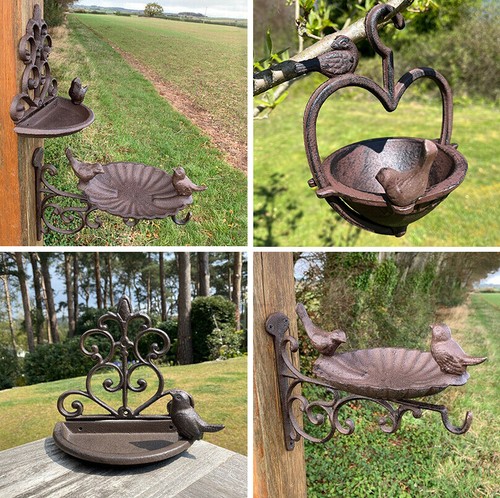 Cast iron decorative bird - cast,