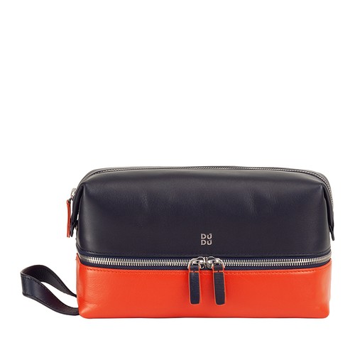 Soft italian leather zipped - leather,