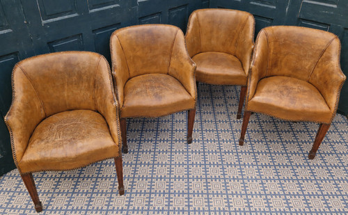 Set four english - four, leather
