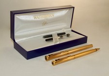 WATERMAN PARIS PREFACE FOUNTAIN PEN  & BALLPOINT BOXED SET - NEAR MINT - C1998