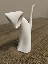 Royal Dux White Cat By