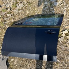 Audi A4 B8 2008-2011 Black L79Y Front Left Passenger Side Door Black Complete