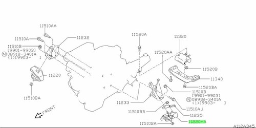 Oem insulator engine mounting - insulator,,