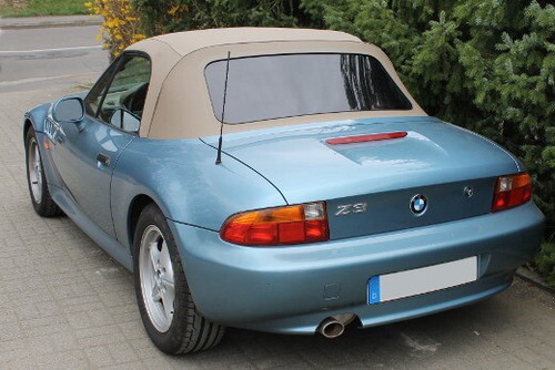 Bmw new beige mohair - mohair, hood