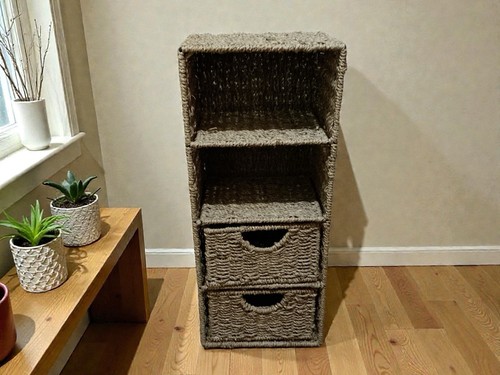 Seagrass wicker storage - storage, unit