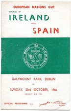 REPUBLIC OF IRELAND V SPAIN,NATIONS CUP,23.10.1966