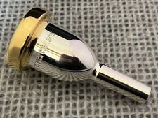 Bach Megatone 12C Small Shank Trombone Mouthpiece Gold Rim Finish