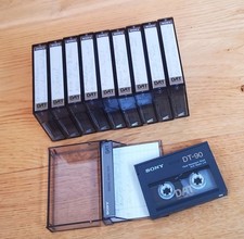 10 x Sony DT-90 DAT Cassettes, Played Once, Excellent Condition