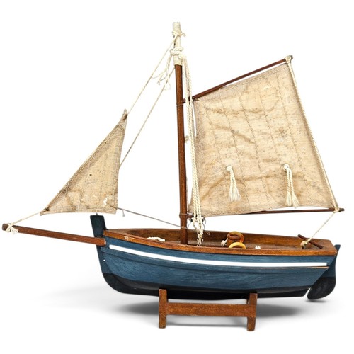 Vintage wooden sailing boat - vintage,