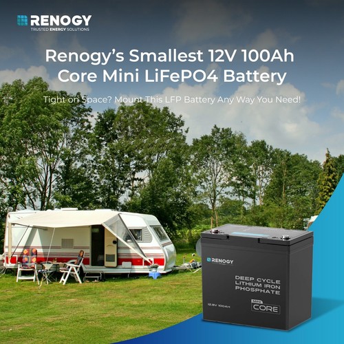 Renogy 100ah 12v - 100ah, lifepo4
