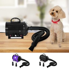 2800W Dog Hair Dryer Pet Grooming Blaster Water Blower Dryer w/ Three Nozzles