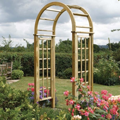 Wooden arch pressure treated - wooden,