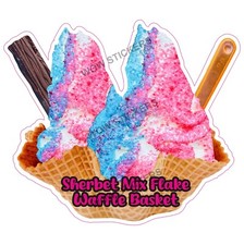 ice cream van sticker Sherbet
